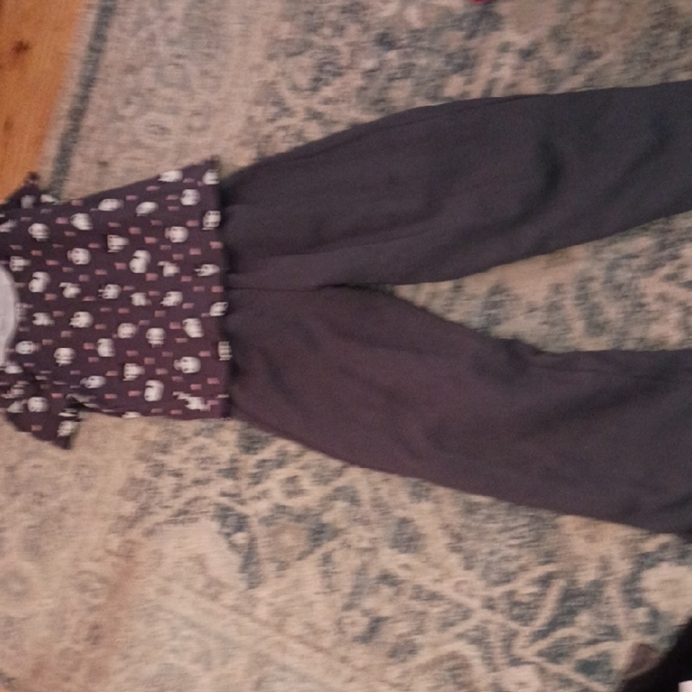 Kids Size 8 Panda Sweat Pants And Shirt Set